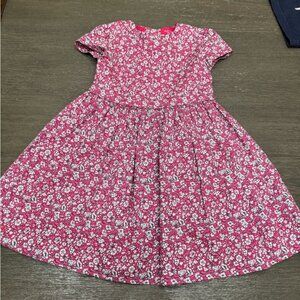 Ralph Lauren Baby Girl Toddler Floral Button Back Ruffle Dress Size 24M
